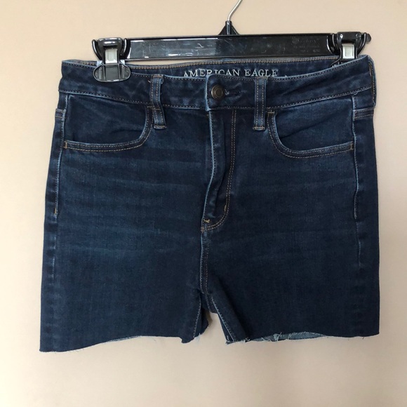American Eagle Blue Denim Shorts - Picture 1 of 2